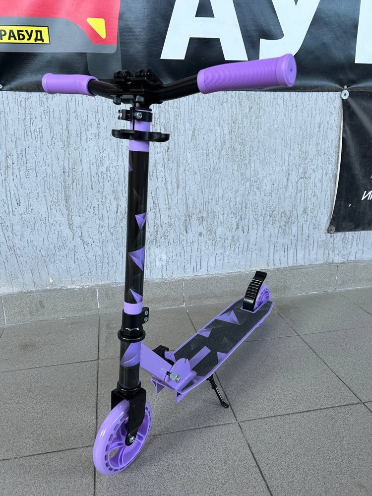 Самокат BelAshimi Scooter PE2015 (фиолетовый) Складной - фото2