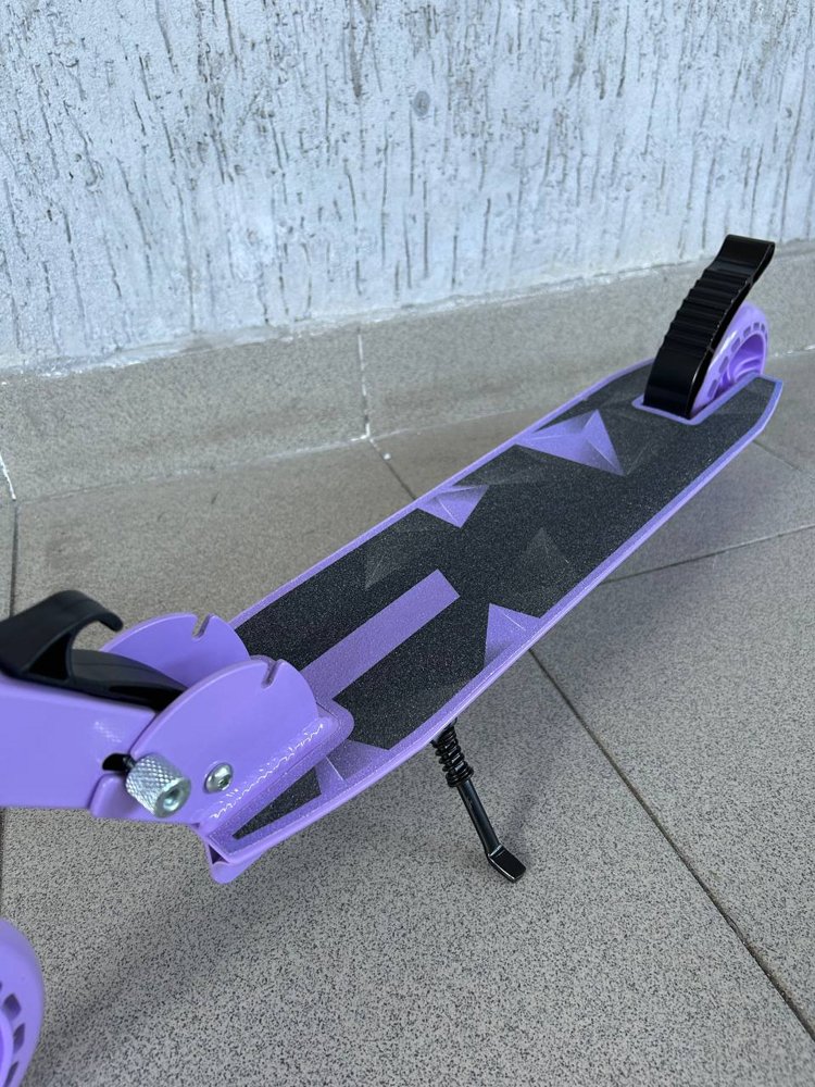 Самокат BelAshimi Scooter PE2015 (фиолетовый) Складной - фото5