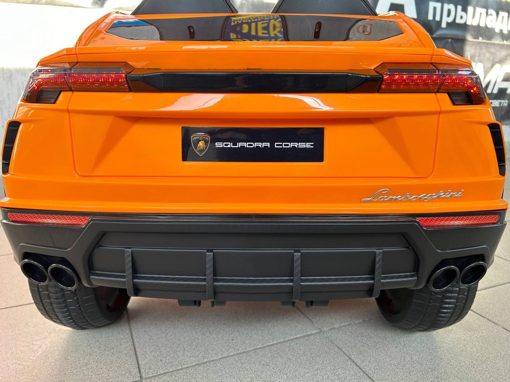 Детский электромобиль RiverToys Lamborghini Urus E777EE (оранжевый) Полноприводный - фото6