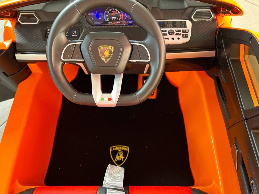 Детский электромобиль Baby Driver L444 (оранжевый глянец) Lamborghini Urus Полноприводный - фото2
