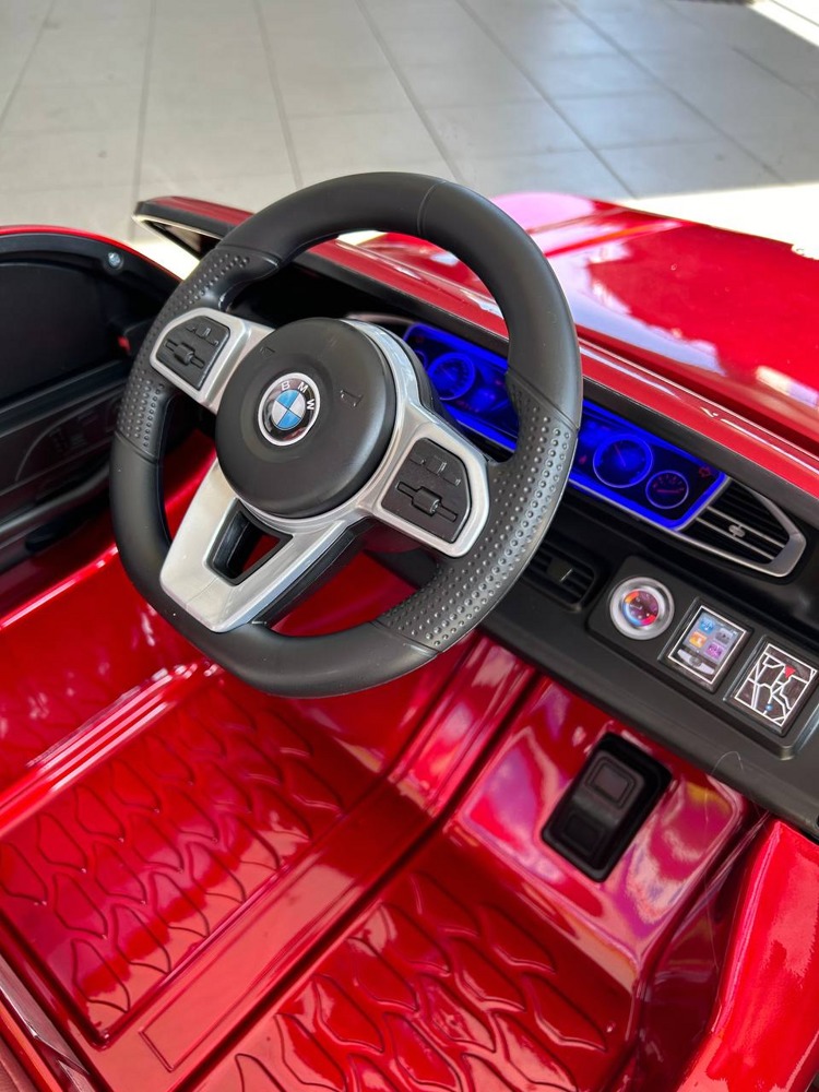 Детский электромобиль Baby Driver BMW X7 арт. B222 (красный глянец) Полноприводный - фото4
