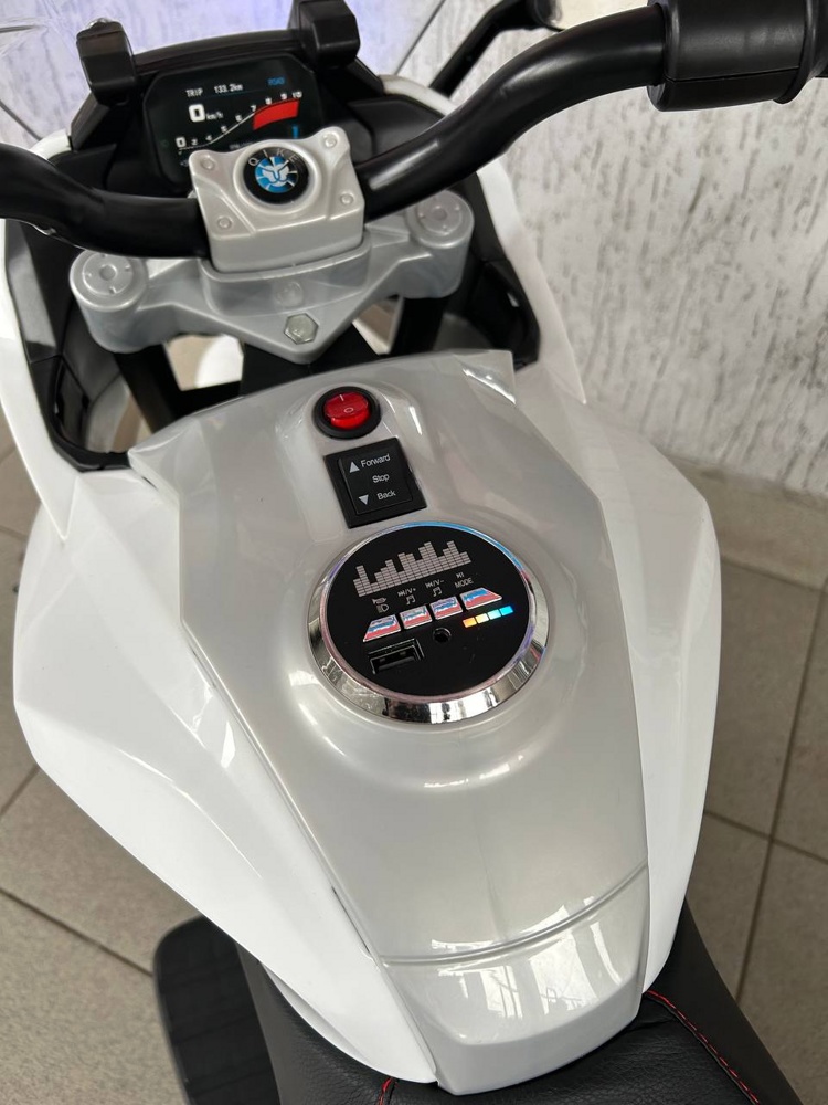 Детский электромотоцикл Baby Driver Kawasaki арт. K333 (белый) - фото3