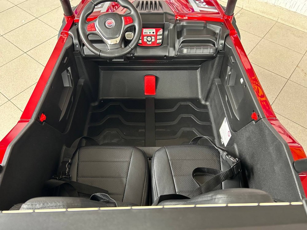 Детский электромобиль Baby Driver Buggy арт. F444 (красный) Двухместный Полноприводный - фото4