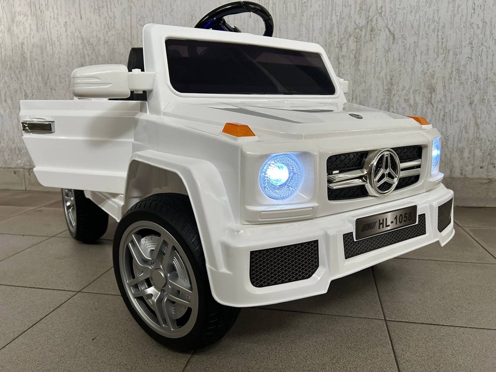Детский электромобиль Baby Driver Mercedes-Benz арт. D111 (белый) - фото3