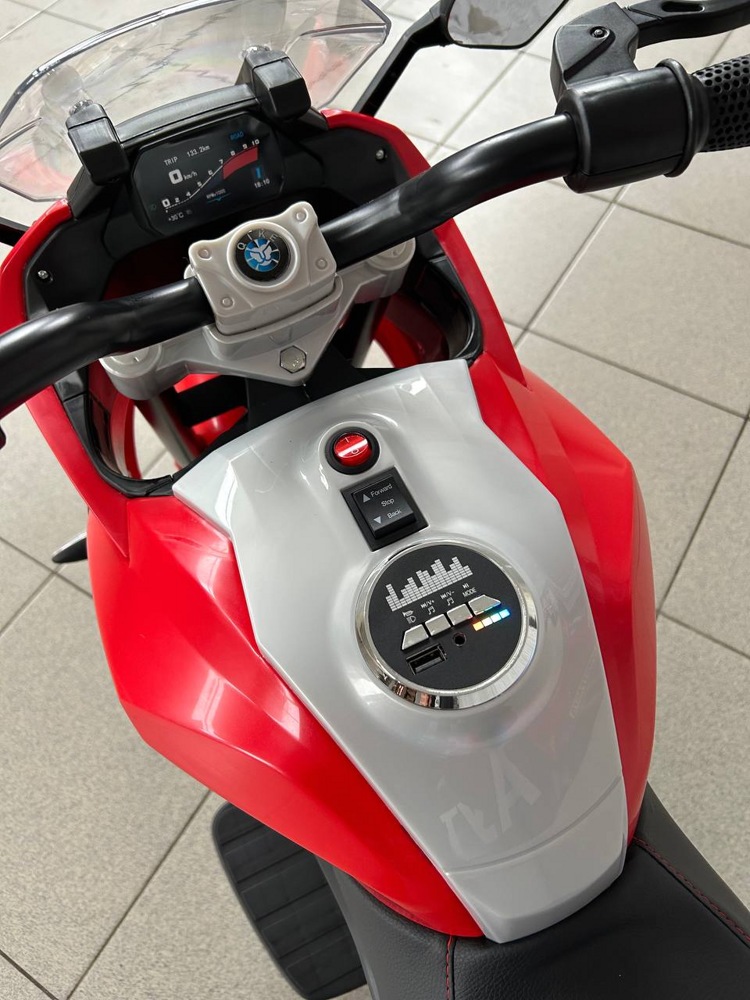 Детский электромотоцикл Baby Driver Kawasaki арт. K222 (красный) - фото3