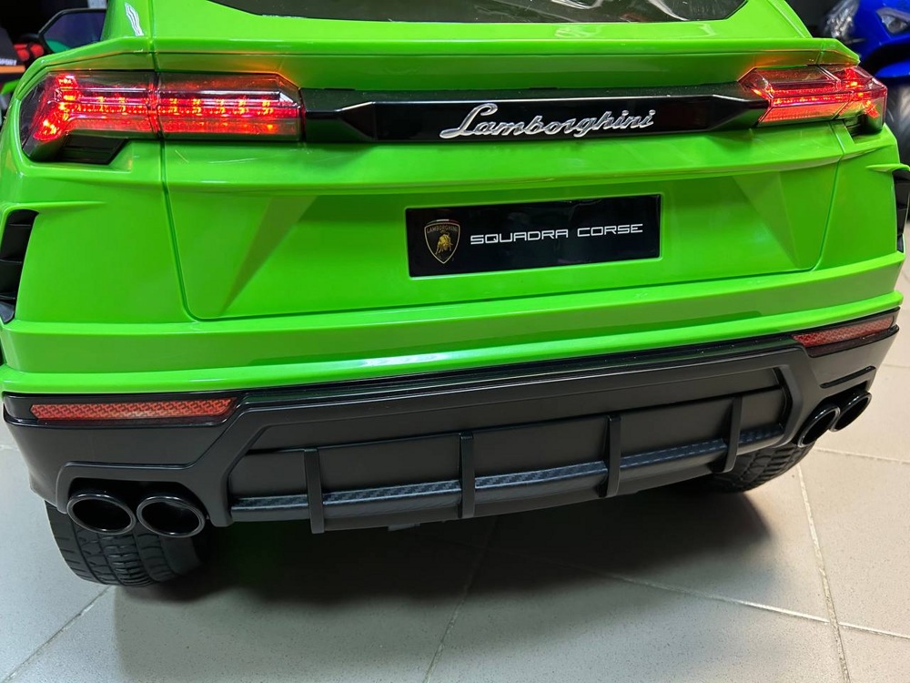 Детский электромобиль RiverToys Lamborghini Urus E777EE (зеленый) Полноприводный - фото6