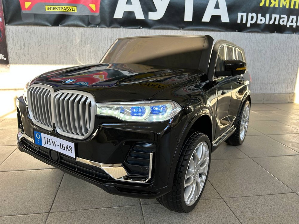 Детский электромобиль Baby Driver 2288 (чёрный глянец) BMW X7 Полноприводный Двухместный+ Качалка - фото6