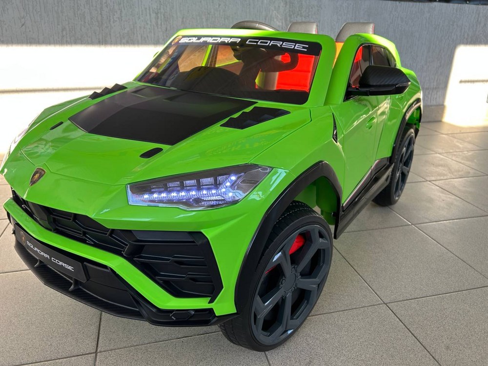 Детский электромобиль Baby Driver L444 (зелёный глянец) Lamborghini Urus Полноприводный