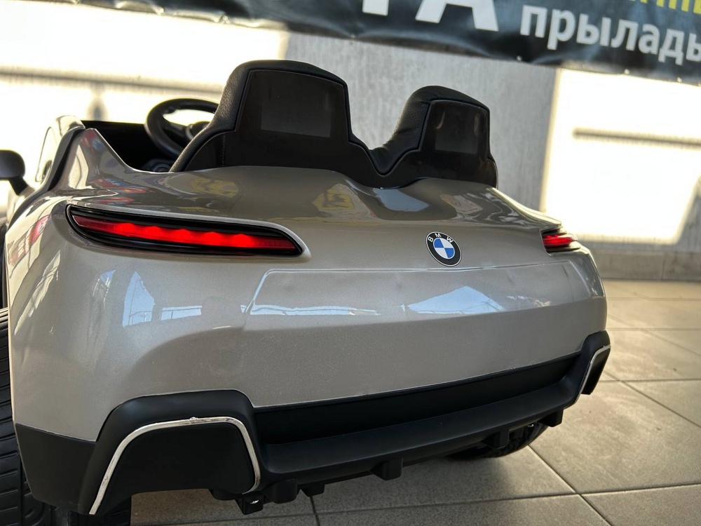 Детский электромобиль Baby Driver B111 (серый глянец) BMW i7 Полноприводный - фото6