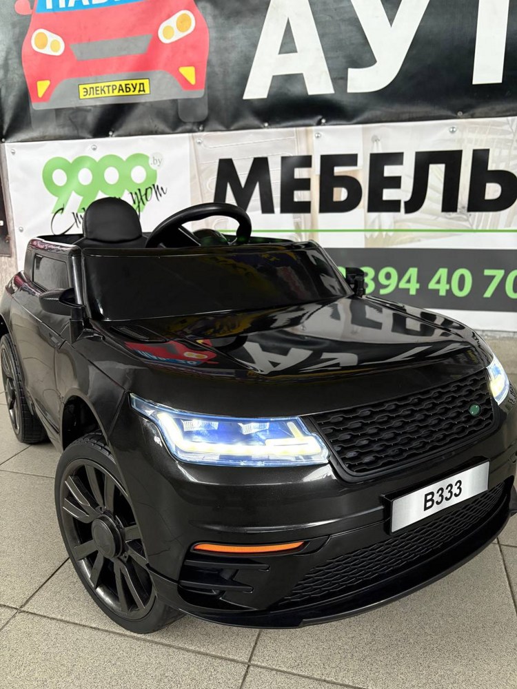 Детский электромобиль Baby Driver Range Rover арт. B333 (чёрный) Evoque