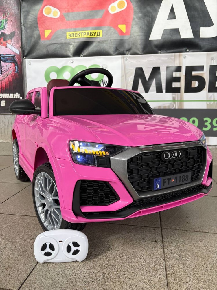 Детский электромобиль Baby Driver A222 (розовый) Audi Q8