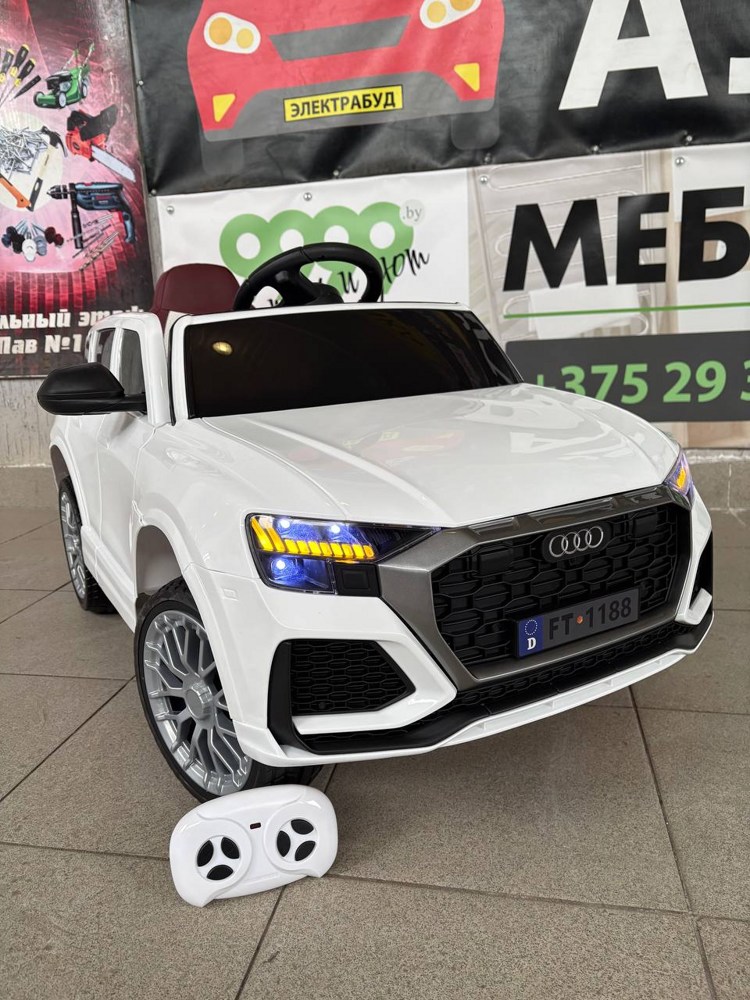 Детский электромобиль Baby Driver A222 (белый) Audi Q8