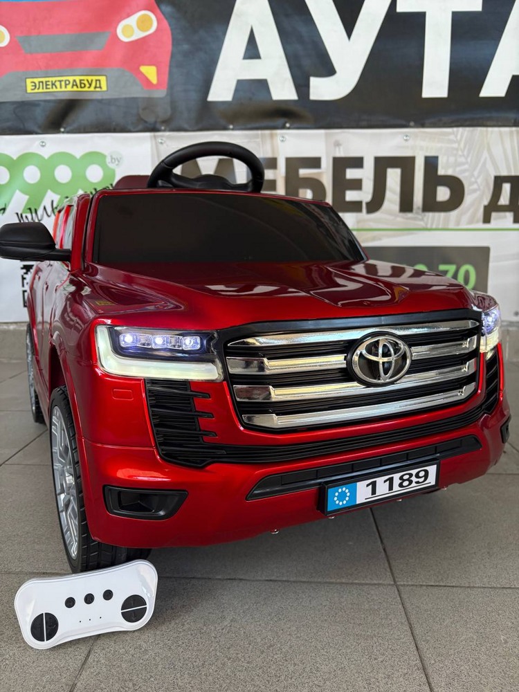 Детский электромобиль Baby Driver 2299 (красный глянец) Toyota Land Cruiser