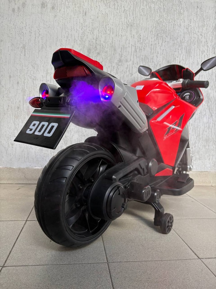 Детский электромотоцикл Baby Driver арт. H333 (красный) Yamaha - фото2