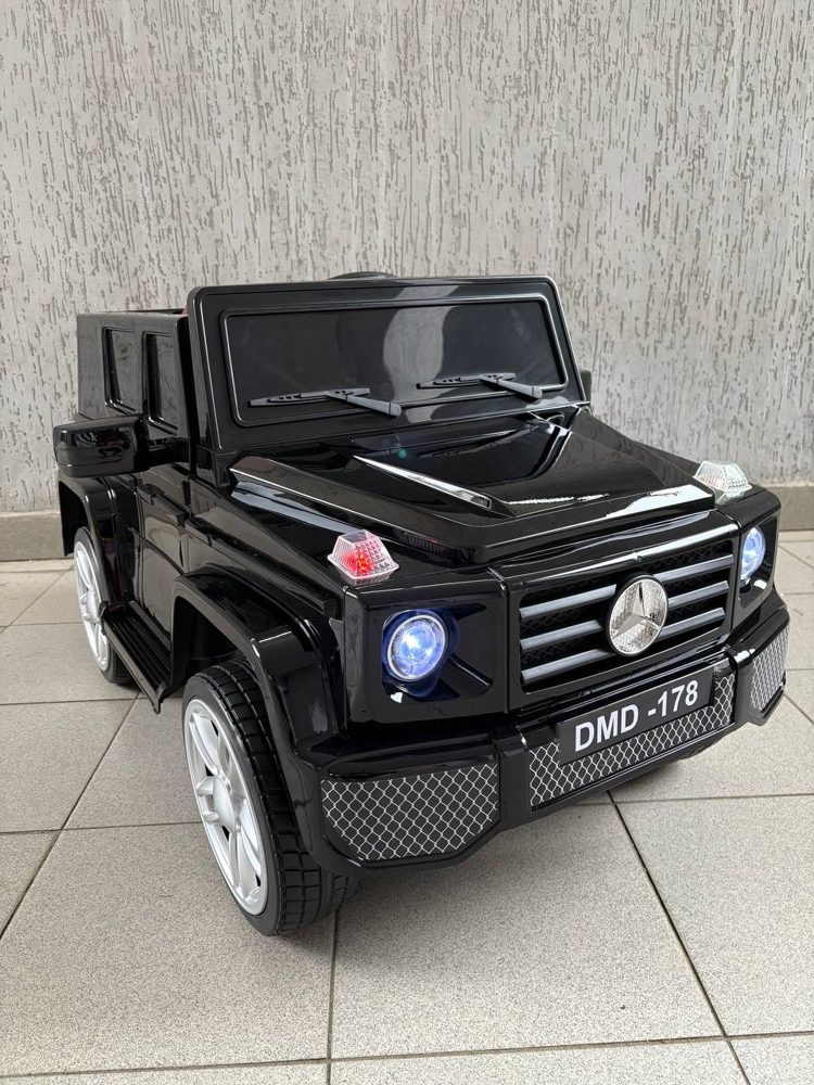 Детский электромобиль Baby Driver 2233 (черный глянец) Mercedes-Benz G-Класс Полноприводный - фото6