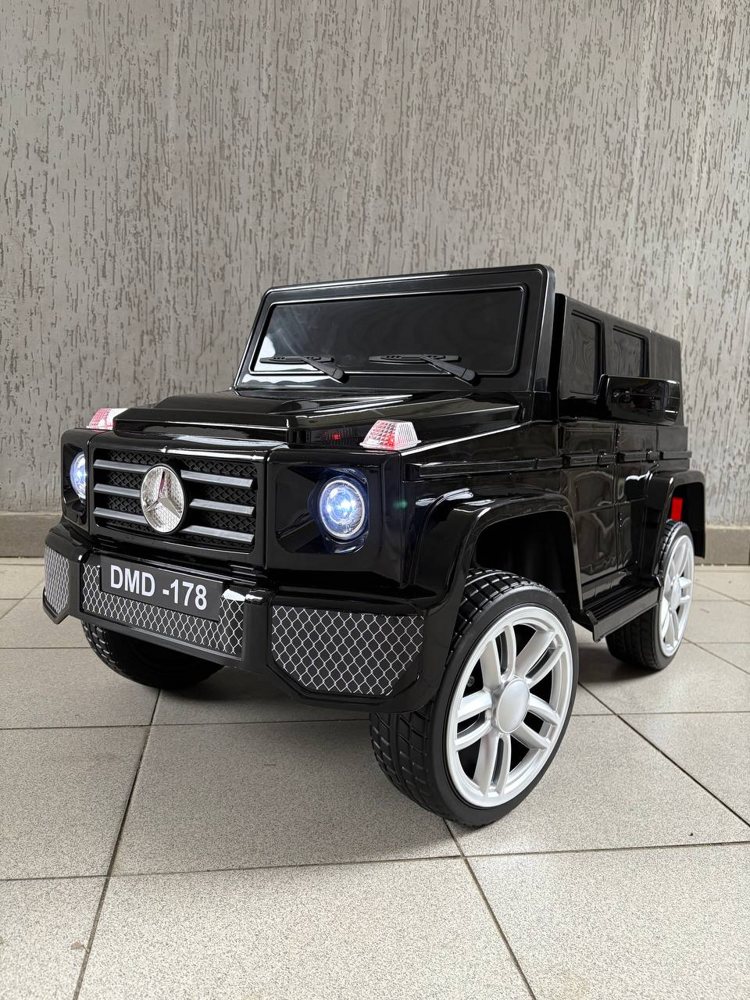 Детский электромобиль Baby Driver 2233 (черный глянец) Mercedes-Benz G-Класс Полноприводный