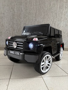 Детский электромобиль Baby Driver 2233 (черный глянец) Mercedes-Benz G-Класс Полноприводный - фото