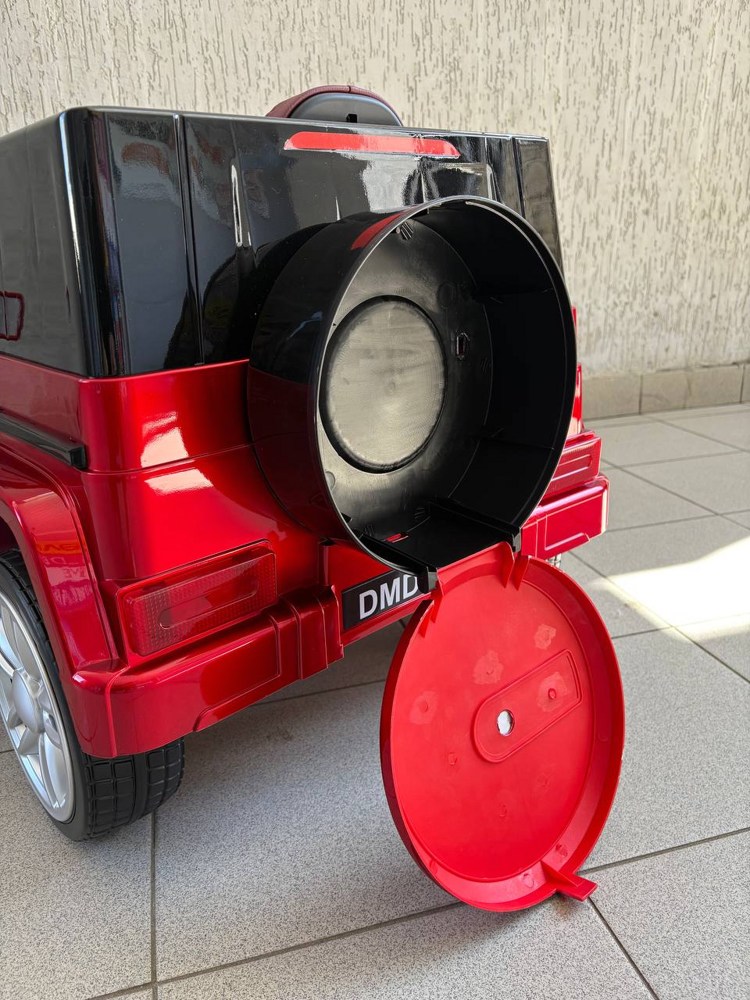 Детский электромобиль Baby Driver 2233 (красный глянец) Mercedes-Benz G-Класс Полноприводный - фото6