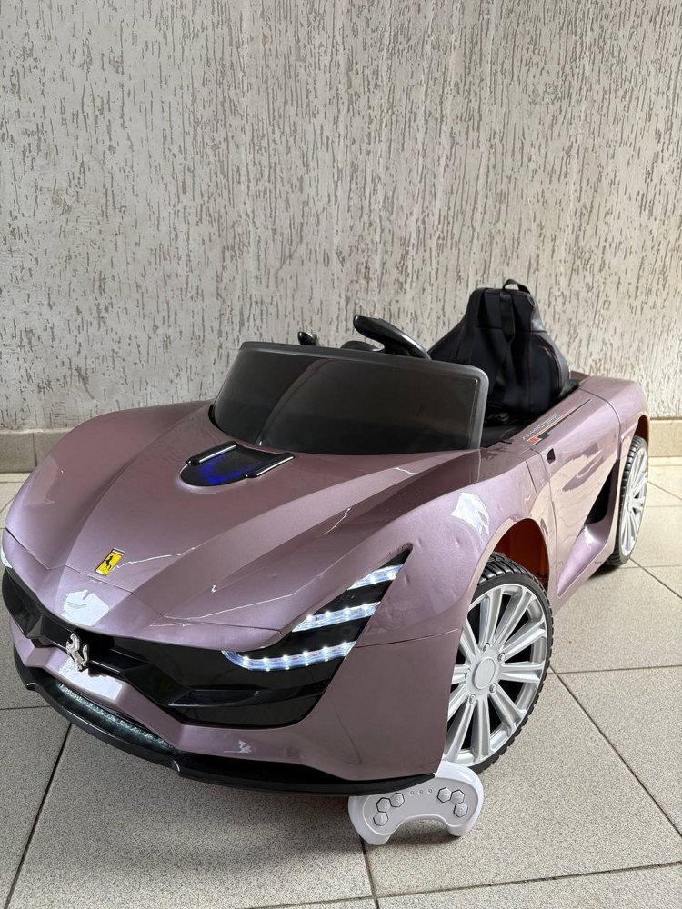Детский электромобиль Baby Driver S333 (коричневый глянец) Ferrari - фото2