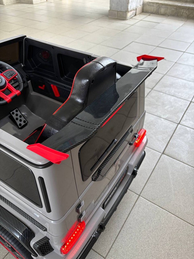 Детский электромобиль RiverToys Z777ZZ (серый) Полный привод - фото5
