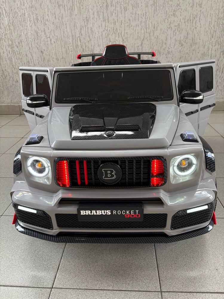Детский электромобиль RiverToys Z777ZZ (серый) Полный привод - фото2