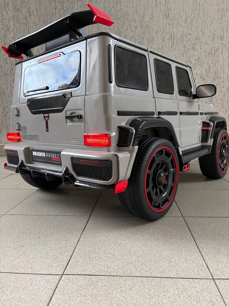 Детский электромобиль RiverToys Z777ZZ (серый) Полный привод - фото6