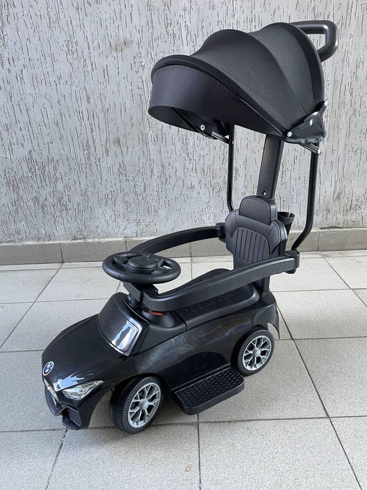 Детский толокар RiverToys Z005ZZ-B (черный) - фото5