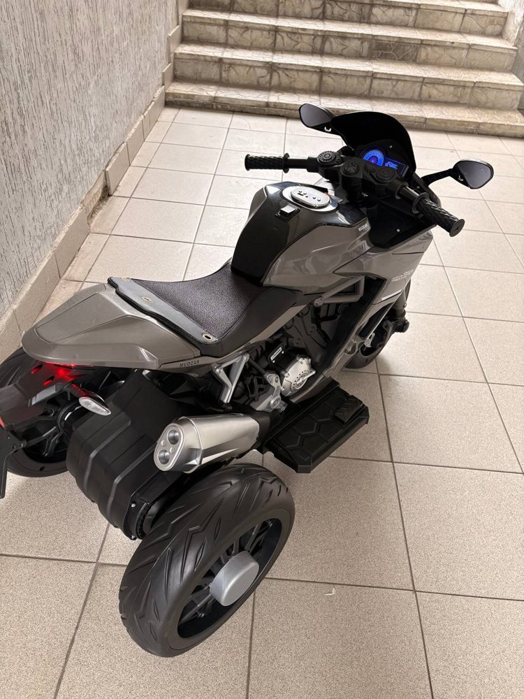 Детский электромотоцикл Baby Driver Ducati E003EE (серый) - фото4