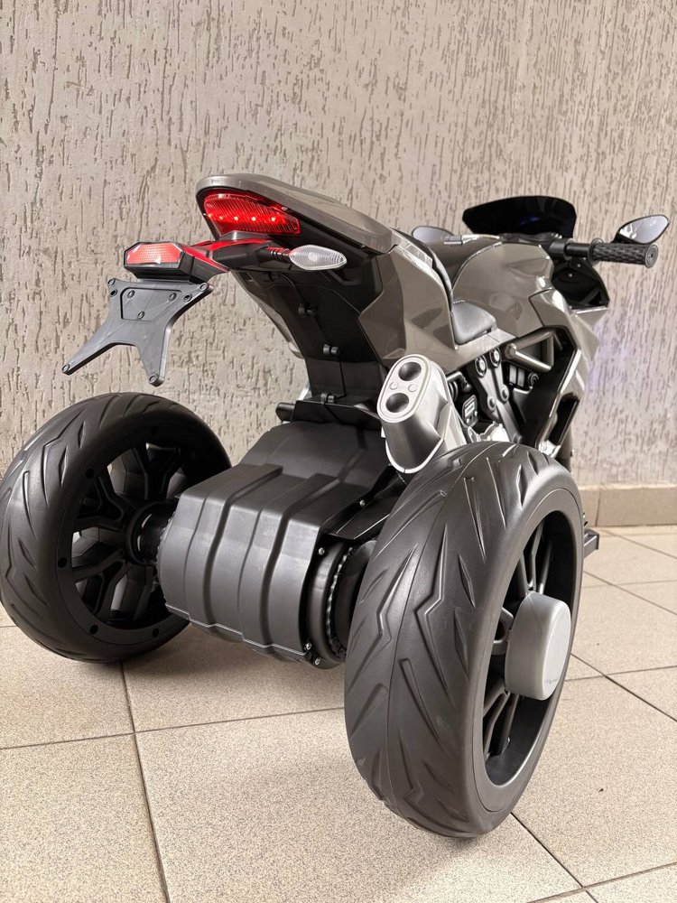 Детский электромотоцикл Baby Driver Ducati E003EE (серый) - фото6