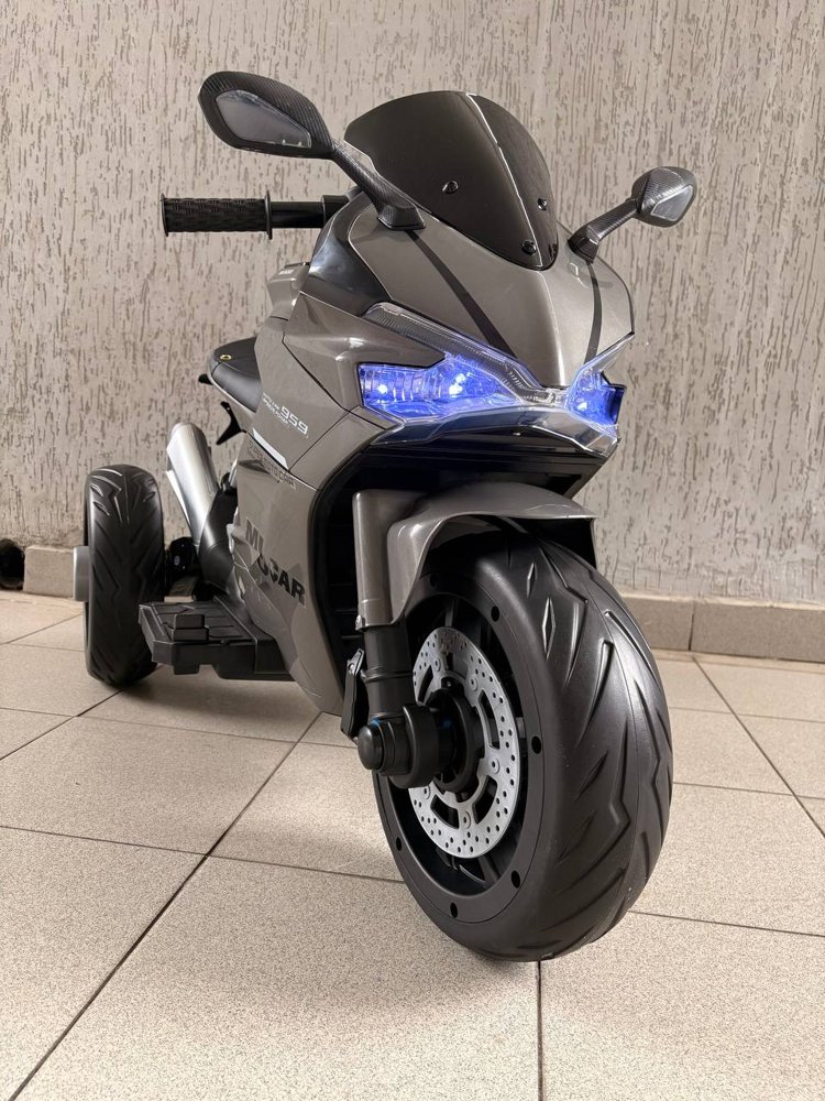 Детский электромотоцикл Baby Driver Ducati E003EE (серый) - фото2