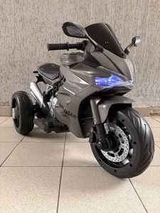 Детский электромотоцикл Baby Driver Ducati E003EE (серый) - фото