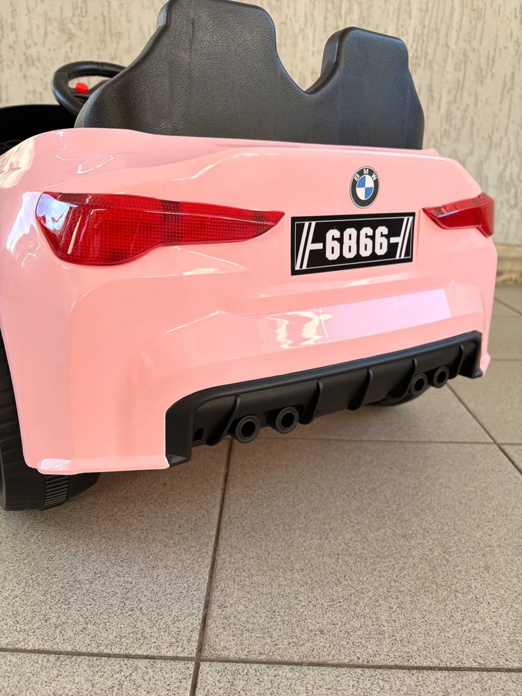 Детский электромобиль Baby Driver BMW M4 E002BB (розовый) - фото5