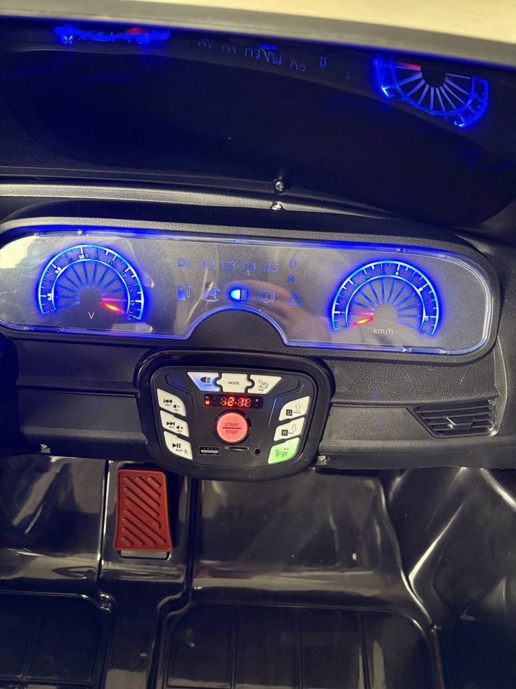 Детский электромобиль Baby Driver 2288 (синий глянец) BMW X7 Полноприводный Двухместный+ Качалка, усиленный аккумулятор - фото5