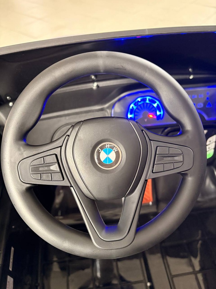 Детский электромобиль Baby Driver 2288 (синий глянец) BMW X7 Полноприводный Двухместный+ Качалка, усиленный аккумулятор - фото4