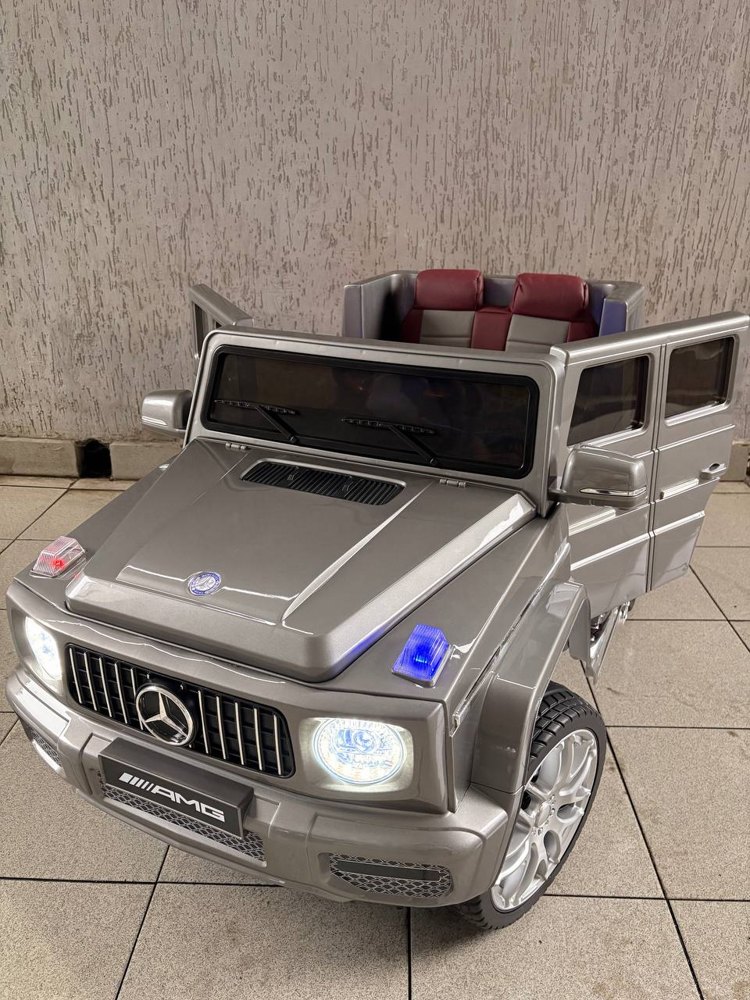 Детский электромобиль Baby Driver D333 (серый глянец) Mercedes-Benz G65 Полноприводный - фото2