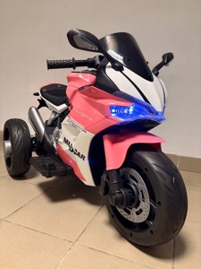 Детский электромотоцикл Baby Driver Ducati E003EE (розовый) - фото