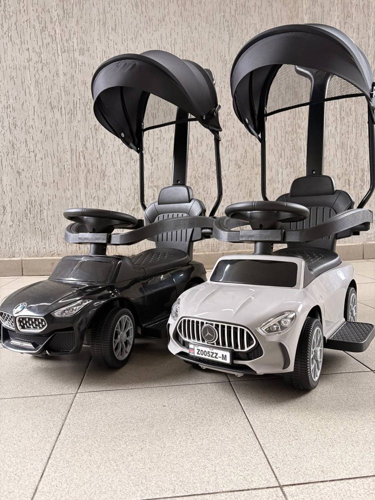 Детский толокар RiverToys Z005ZZ-B (серый)