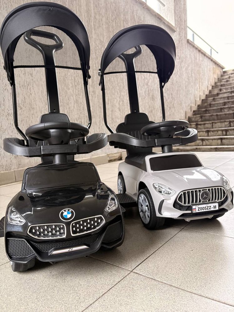 Детский толокар RiverToys Z005ZZ-B (черный) - фото5