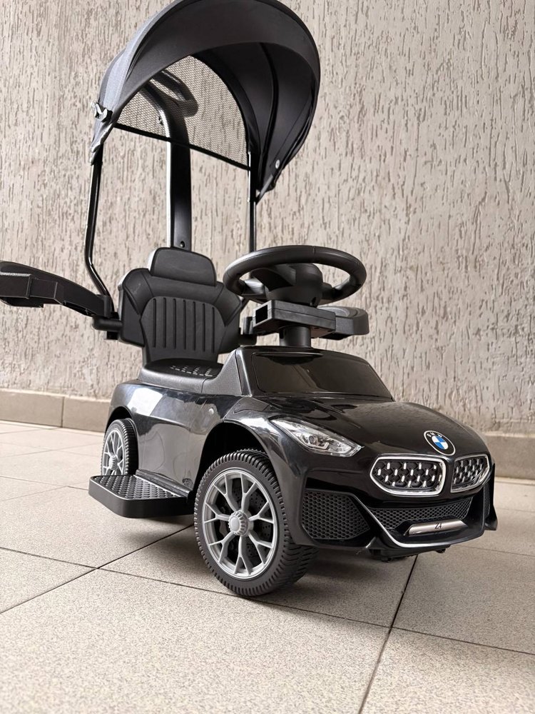 Детский толокар RiverToys Z005ZZ-B (черный) - фото6