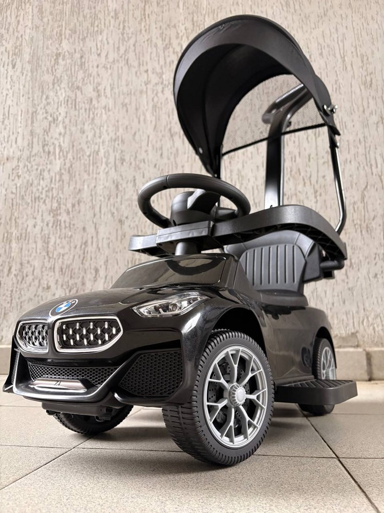 Детский толокар RiverToys Z005ZZ-B (черный)