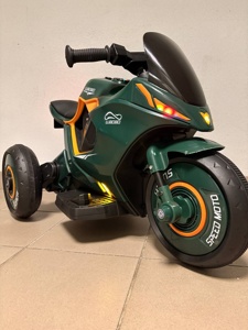 Детский электромотоцикл Baby Driver арт. K111 (зеленый) - фото