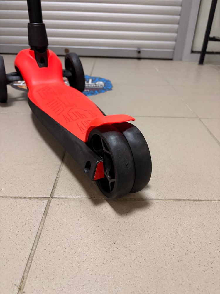 Самокат четырехколесный Slider Boss Original Bo-Ori-089 (Юпитер оранжевый) фонарик в комплекте - фото5