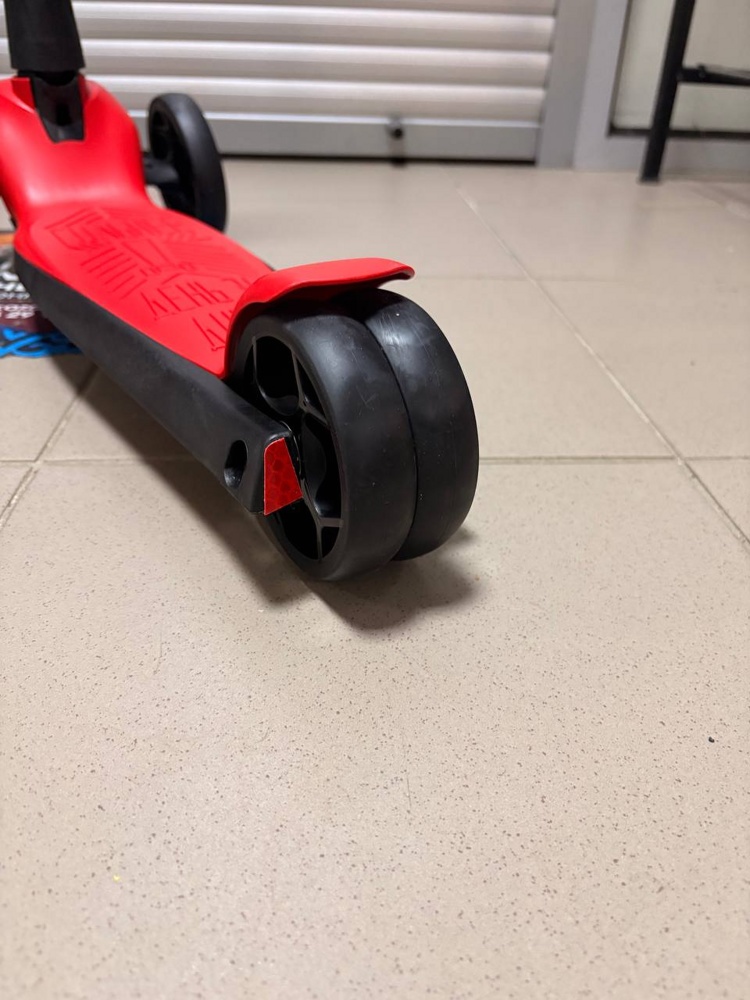 Самокат четырехколесный Slider Boss Original Bo-Ori-025 (Юпитер красный) фонарик в комплекте - фото5