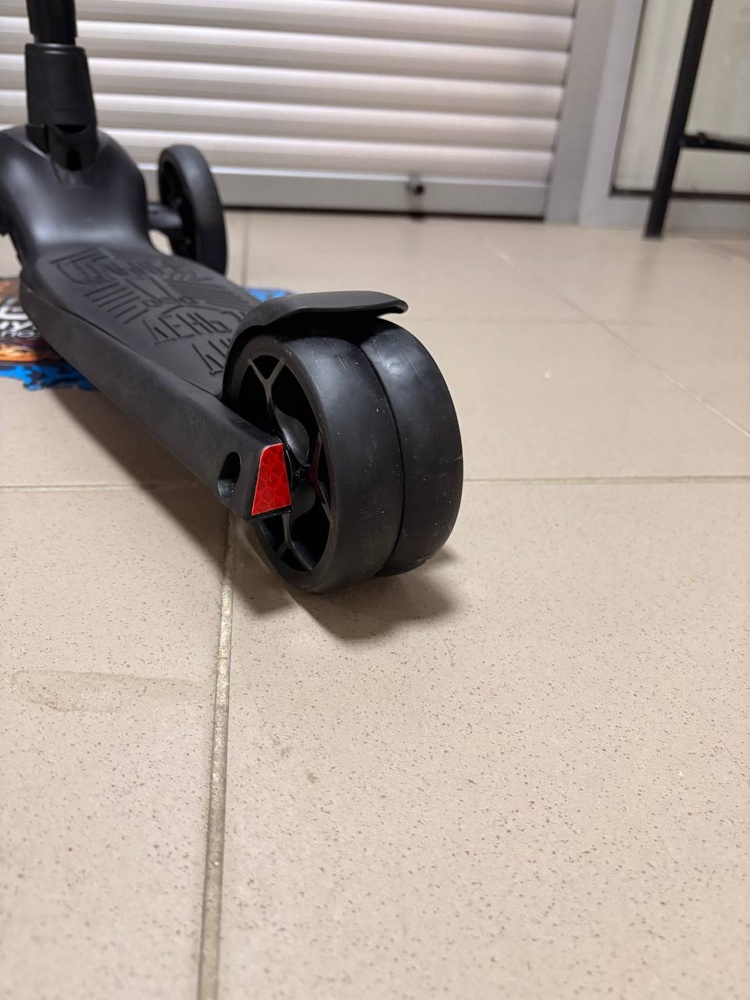 Самокат четырехколесный Slider Boss Original Bo-Ori-019 (Юпитер черный) фонарик в комплекте - фото5