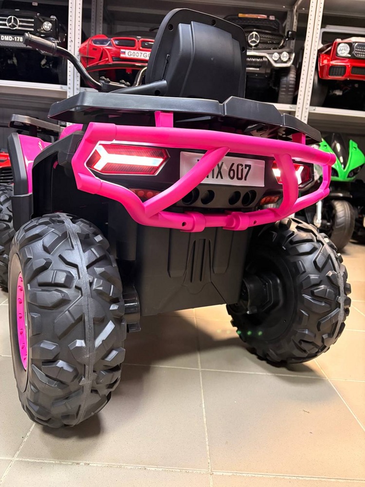 Детский квадроцикл Baby Driver арт. 8610020-4R (розовый) - фото6