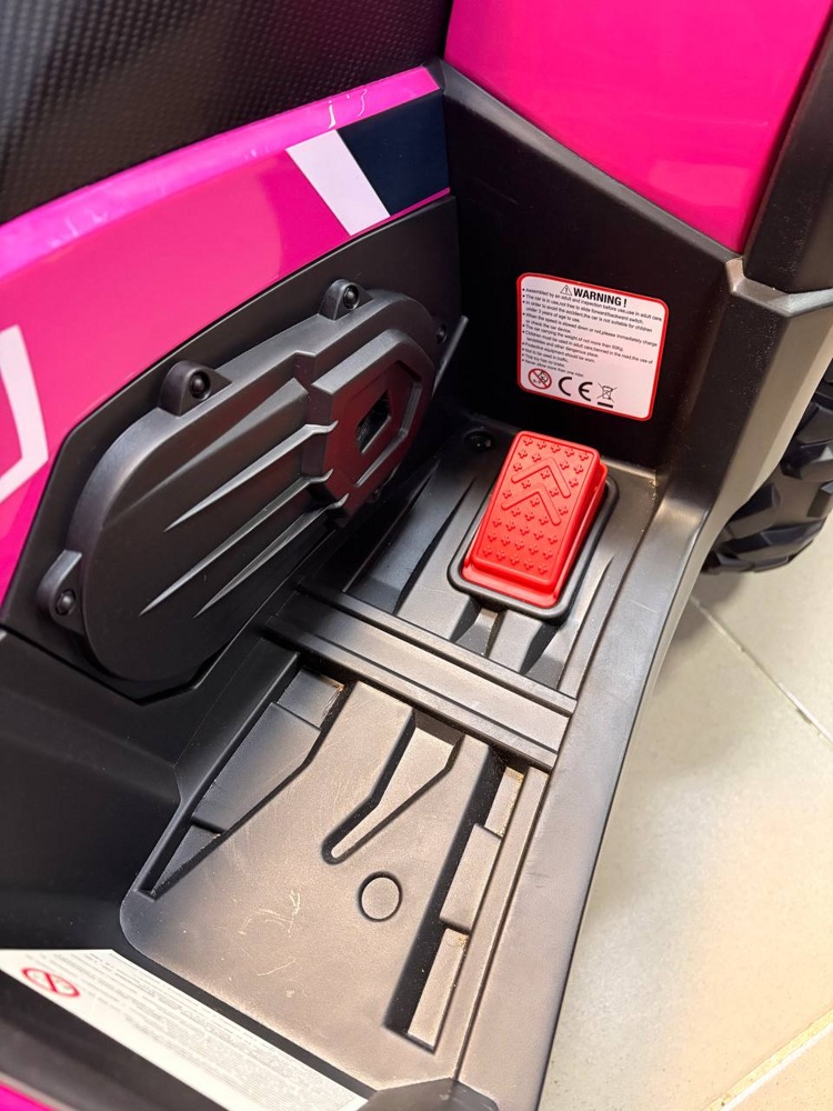 Детский квадроцикл Baby Driver арт. 8610020-4R (розовый) - фото5