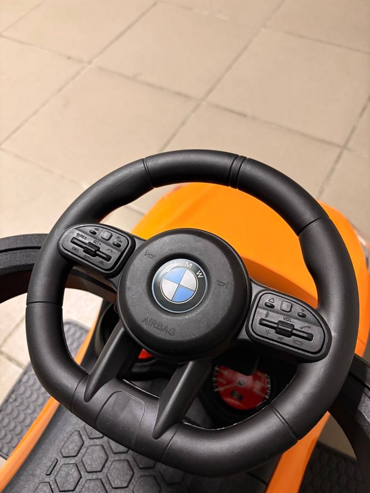 Детский толокар RiverToys Z005ZZ-B (оранжевый) - фото4