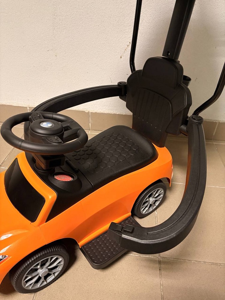 Детский толокар RiverToys Z005ZZ-B (оранжевый) - фото5