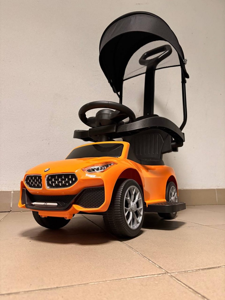 Детский толокар RiverToys Z005ZZ-B (оранжевый) - фото3