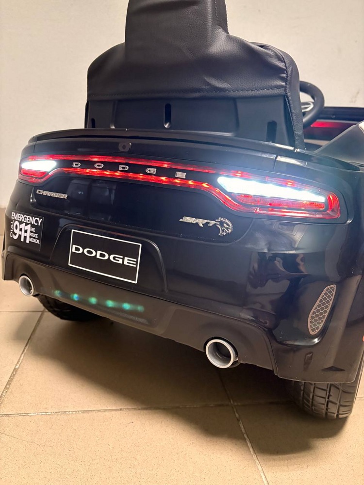 Детский электромобиль Baby Driver Dodge S222 (черный) Полиция Лицензия - фото6